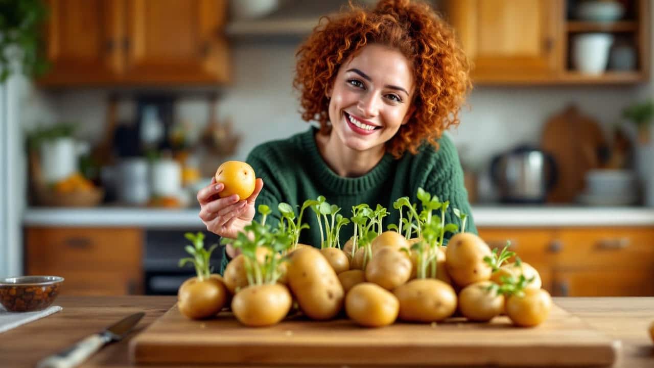 תפוחי אדמה שנבטו? אל תזרקו! איך הפכנו אותם ל-30 צמחים בשבוע אחד