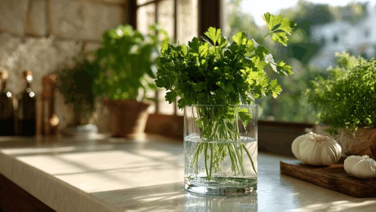 הפטרוזיליה נובלת? 3 טריקים שישמרו אותה ירוקה כל החורף